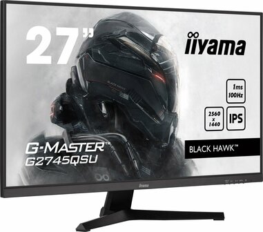 iiyama G-MASTER G2745QSU-B1 computer monitor 68,6 cm (27&quot;) 2560 x 1440 Pixels Dual WQHD LED Zwart