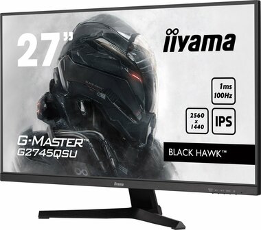 iiyama G-MASTER G2745QSU-B1 computer monitor 68,6 cm (27&quot;) 2560 x 1440 Pixels Dual WQHD LED Zwart