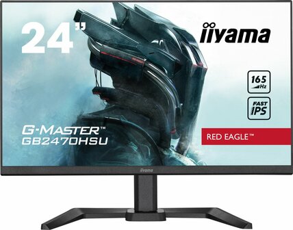 iiyama G-MASTER GB2470HSU-B5 LED display 61 cm (24&quot;) 1920 x 1080 Pixels Full HD Zwart