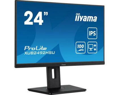 iiyama XUB2492HSU-B6 computer monitor 60,5 cm (23.8&quot;) 1920 x 1080 Pixels Full HD LED Zwart