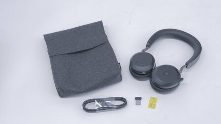 Jabra Evolve2 75 | Draadloze On-Ear Headset | ANC | RF | USB-A | Zwart | 2e Kans