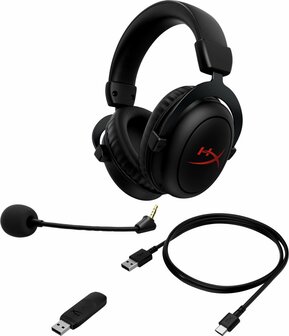 HyperX Cloud Core Wireless | Over-ear Gaming Headset | USB-A Receiver | Zwart