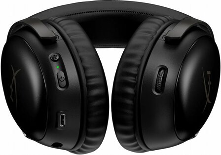 HyperX Cloud III | Draadloze Over-ear Gaming Headset | USB-C &amp; USB-A Receiver | Zwart