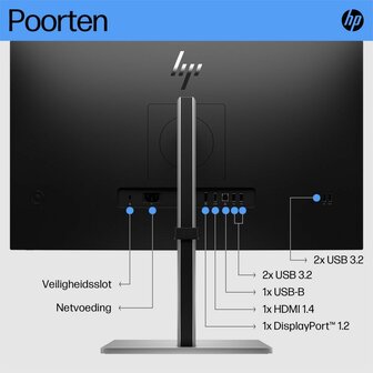 HP E27 G5 - 27&quot; Full-HD monitor Displayport - HDMI - USB