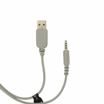 White Shark Firefly RGB | On-Ear Gaming Headset | 3,5mm Connector &amp; USB-A | Wit