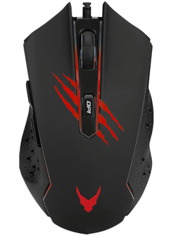 VARR RGB Gaming muis VGM-B04, 1200-3600 dpi instelbaar, RGB
