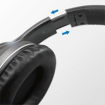 LogiLink BT0053 hoofdtelefoon/headset Draadloos Hoofdband Muziek Bluetooth Zwart