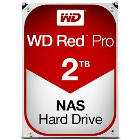 Western Digital WD2002FFSX RED Pro HDD, 2TB, 3.5", SATA3 6Gbps, 7200 RPM, 64 MB, 164 MiB/s, CMR