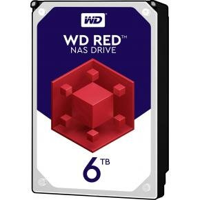 Western Digital WD60EFAX RED NAS HDD, 6TB, 3.5", SATA3, 5400RPM, 256MB, 150 MB/s, SMR