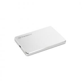 Transcend TS2TSJ25C3S StoreJet® 25C3S Portable Hard Drive, 2 TB, USB 3.1 Gen1/ Type-C, White