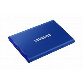 Samsung MU-PC500H/WW T7 Portable SSD, 500 GB, USB Type-C, 3.2 Gen 2 (3.1 Gen 2) 1050 MB/s, Blue