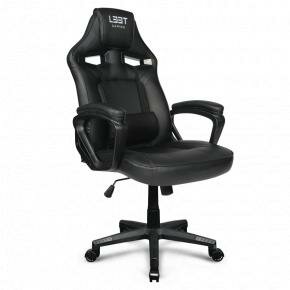 L33T Gaming 160565 Extreme Gaming Chair - BLACK, PU Leather, Class-4 gas lift