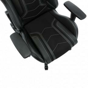 L33T Gaming 160366 Energy Gaming Chair - (FABRIC) BLACK, PU leather, Class-4 gas cylinder