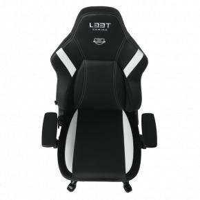 L33T Gaming 160435 E-Sport Pro Superior XL (PU) Black - White decor, PU leather, Multi-function lift
