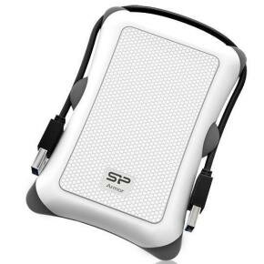 Silicon Power SP020TBPHDA30S3W Amor A30 portable HDD, 2 TB, USB3.2 gen 1, Anti-shock, White/Black