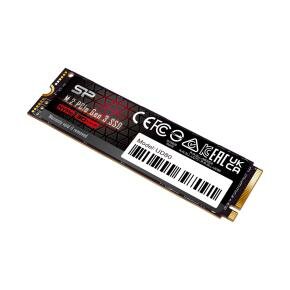 Silicon Power SP250GBP34UD8005 UD80 SSD, 250 GB, M.2, PCie Gen 3x4, 3400 MB/s, SLC Cache