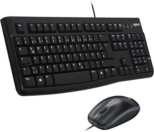 Logitech MK120 Wired Desktopset US Layout