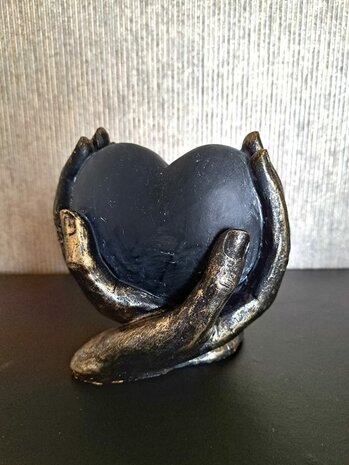 Sculptuur liefdes hart