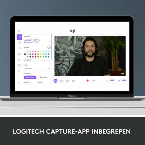 Logitech C920 HD | 1080p 30FPS USB Webcam Met Microfoon