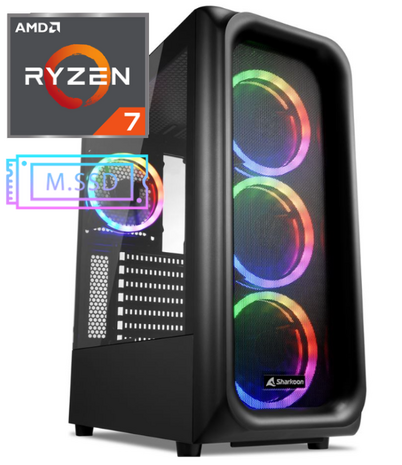 IXPC GamePC AMD Ryzen 7 5800X - 32GB - 1000GB M.2 SSD - RTX3060