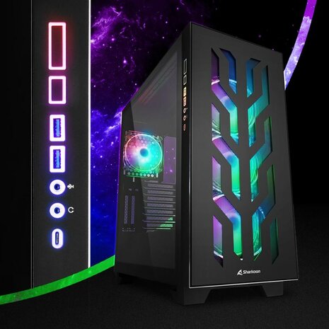 HighEnd GamePC AMD Ryzen 7 5800X - 32GB - 1000GB M.2 SSD - RTX4070 Ti
