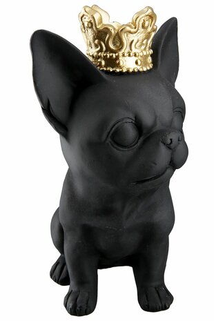 Chihuahua beeldje 18cm zwart