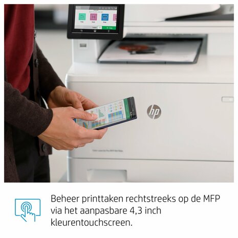 HP Color LaserJet Pro MFP M479fdw, Printen, kopiëren, scannen, fax, e-mail, Scannen naar e-mail/pdf; Dubbelzijdig printen; ADF voor 50 vel ongekruld