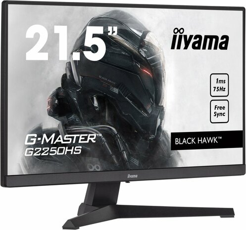iiyama G-MASTER G2250HS-B1 computer monitor 54,6 cm (21.5") 1920 x 1080 Pixels Full HD LED Zwart