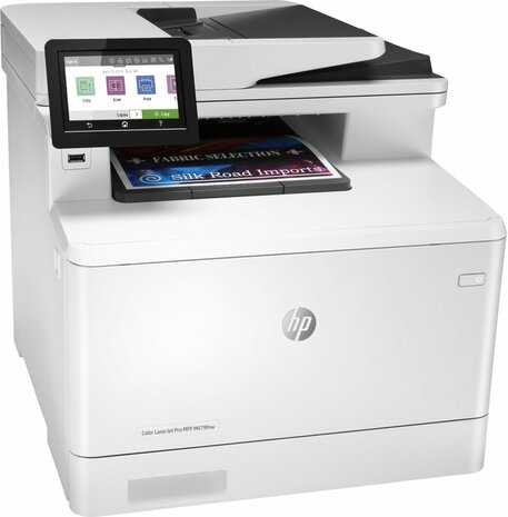 HP Color LaserJet Pro MFP M479fnw, Printen, kopiëren, scannen, fax, e-mail, Scannen naar e-mail/pdf; ADF voor 50 vel ongekruld