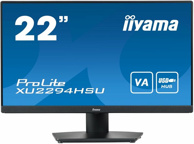 iiyama ProLite XU2294HSU-B2 computer monitor 54,6 cm (21.5") 1920 x 1080 Pixels Full HD LCD Zwart