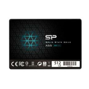 Silicon Power SP004TBSS3A55S25 A55 SSD, 4000 GB, 2.5" 7mm, SATA3, 500 MB/s, 3D NAND, SLC Cache
