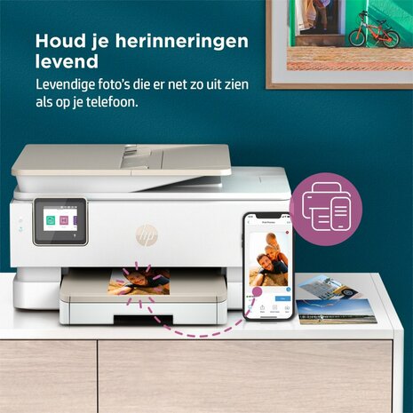 HP ENVY HP Inspire 7920e All-in-One printer, Kleur, Printer voor Thuis en thuiskantoor, Printen, kopiëren, scannen, Draadloos; HP+; Geschikt voor HP Instant Ink; Automatische documentinvoer