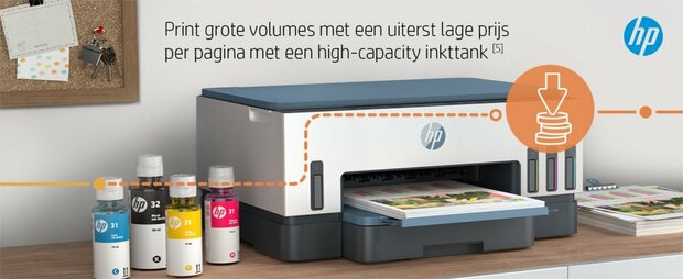 HP Smart Tank 7006 All-in-One, Printen, scannen, kopiëren, draadloos, Scans naar pdf