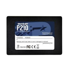 Patriot P210S1TB25 P210 P210 SSD, 1TB, 2.5", SATA3, TRIM, SMART, 520/ 430 MB/s, 50K IOPS