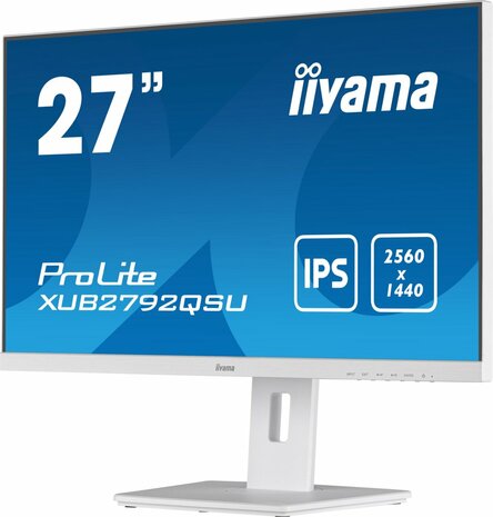 iiyama ProLite XUB2792QSU-W5 computer monitor 68,6 cm (27") 2560 x 1440 Pixels Wide Quad HD LED Wit