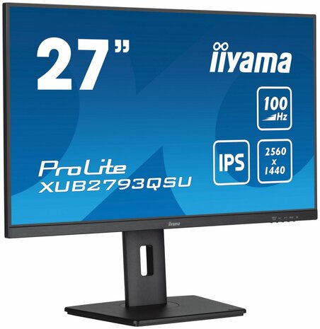 iiyama ProLite XUB2793QSU-B6 LED display 68,6 cm (27") 2560 x 1440 Pixels Quad HD Zwart