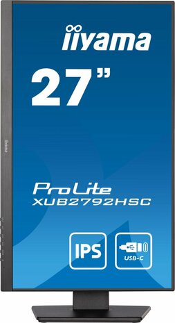 iiyama ProLite XUB2792HSC-B5 LED display 68,6 cm (27") 1920 x 1080 Pixels Full HD Zwart