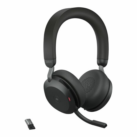 Jabra Evolve2 75 Headset Draadloos Hoofdband Kantoor/callcenter Bluetooth Zwart