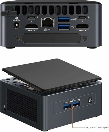 Intel NUC Intel Core i5 1145G7 16GB 512GB M.2 SSD Windows 11 Pro