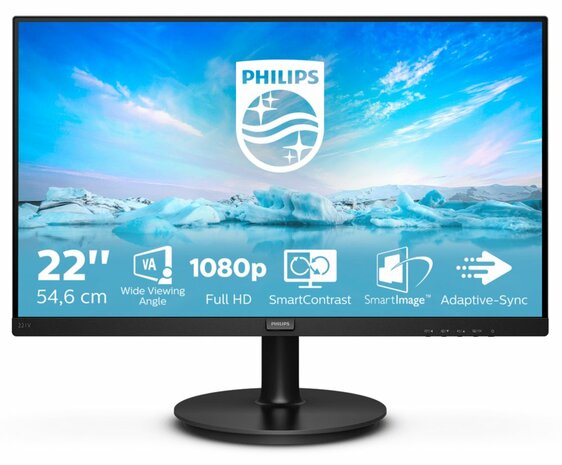 Philips V Line 221V8/00 | 21,5" Full HD Monitor | 1920x1080 | Zwart