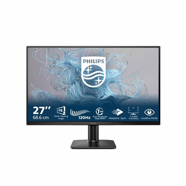 Philips 27E2N1110/00 | 27" Full HD VA Monitor | 120Hz | 1ms | HDMI &amp; VGA | Adaptive Sync | LowBlue Mode | Flicker-Free | Zwart
