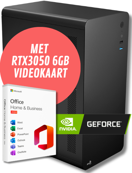 Media Intel PC Core i7 12700K 16GB DDR5 1000GB M.2 SSD RTX3050 6GB Win11+ Office 2024