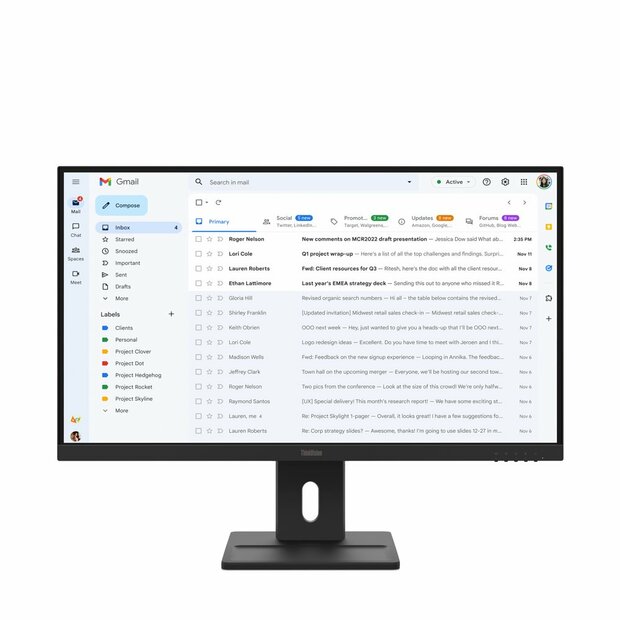 Lenovo ThinkVision E27-40 | 27" Full HD IPS | 100 Hz | HDMI &amp; DisplayPort | Monitor