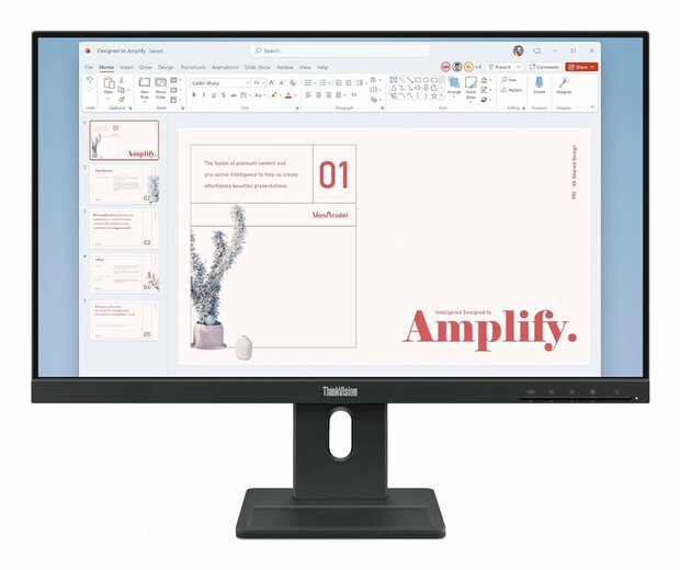 Lenovo ThinkVision E24-40 | 23,8" Full HD IPS | 100Hz | HDMI &amp; DisplayPort | Monitor