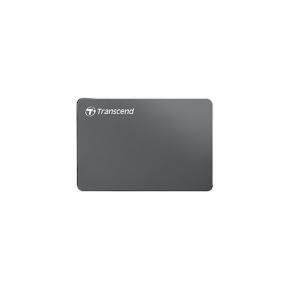 Transcend TS1TSJ25C3N Storejet 25C3 External HDD, 1TB, External, USB3.0, Iron Grey