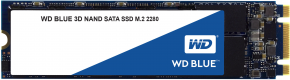 Western Digital WDS250G2B0B BLUE SSD, 250GB, M.2, SATA3, 3D, 550/ 520 MB/s, 520, 95000/ 81000 IOPS