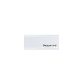 Transcend TS120GESD240C 240C Portable SSD, 120GB, Extern, USB 3.1 Gen2, 520/ 460 MB/s, Silver