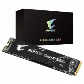 Gigabyte GP-AG41TB AORUS NVME SSD w/ copper heatsink, 1000 GB, M.2, 5000/4400 MB/s, 750K IOPS