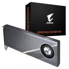 Gigabyte GP-ASACNE6200TTTDA AORUS Gen4 AIC SSD, 2TB, PCIe 4.0 x16, 15000/ 9500 MB/s