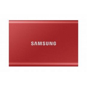 Samsung MU-PC500R/WW T7 Portable SSD, 500 GB, USB Type-C, 3.2 Gen 2 (3.1 Gen 2) 1050 MB/s, Red